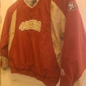 49ers Vintage NFL Youth Sz Pull-Over Jacket